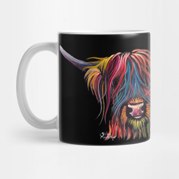 Scottish Hairy Highland Cow ' SWeeT Pea " by ShirleyMac